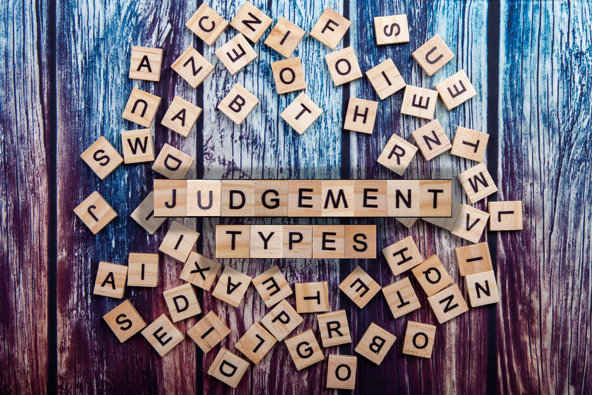 Types of Judgements